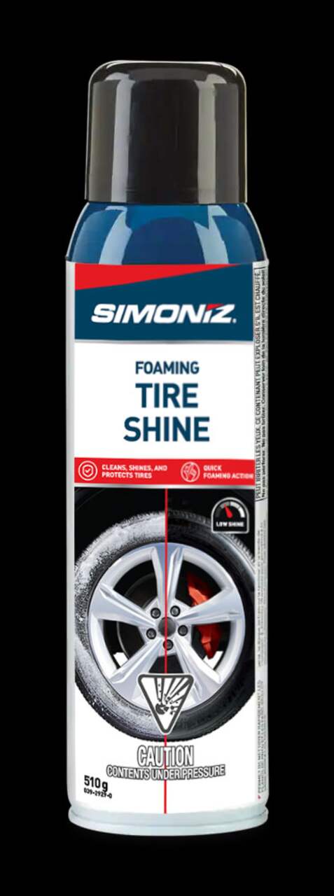 Simoniz Foaming Tire Shine Spray, Car & Tire Cleaner Foam Spray, 18 oz, 12  Packs