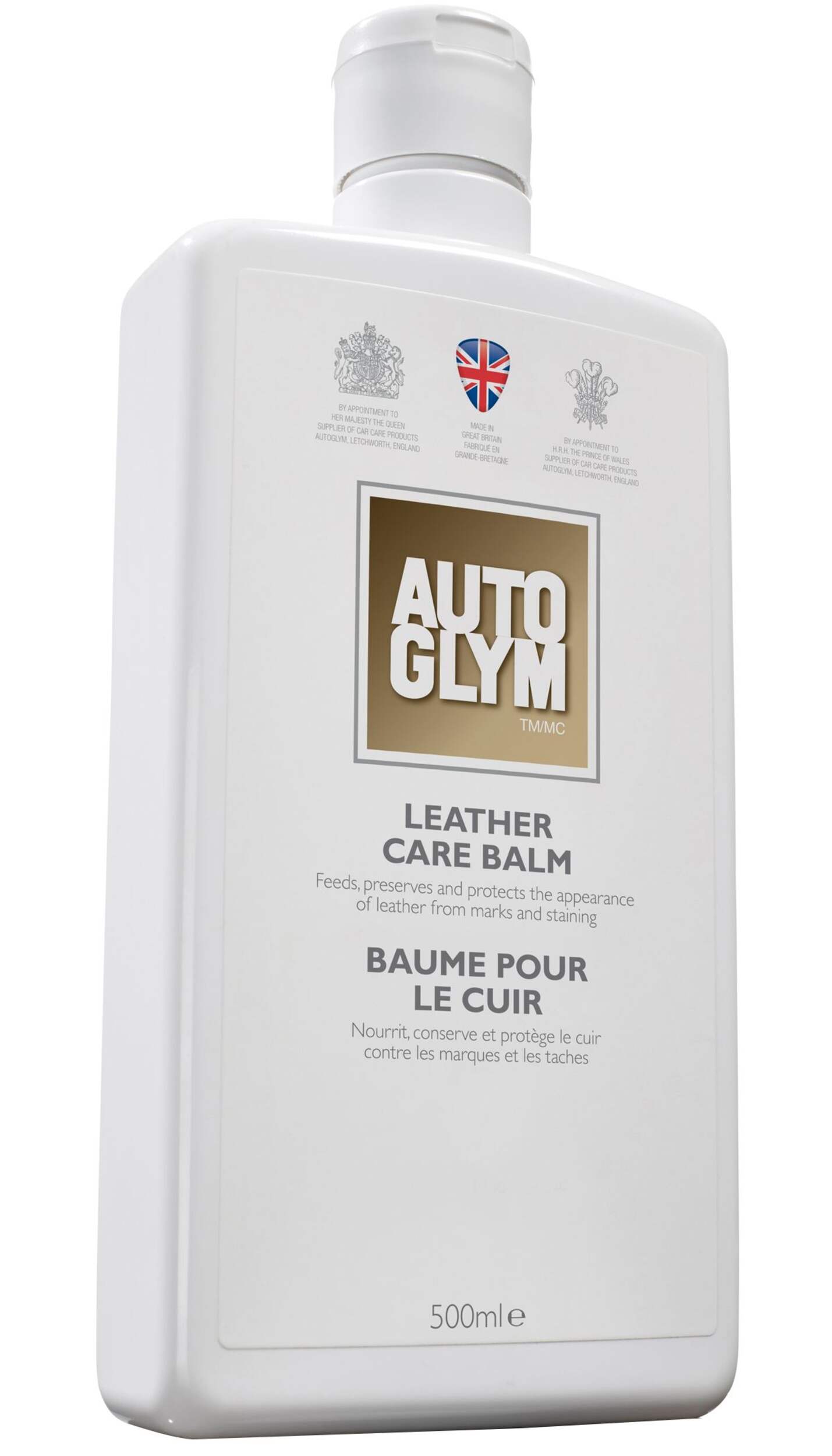 Autoglym Car Leather Care Balm, 500-mL Front_Angled_Right