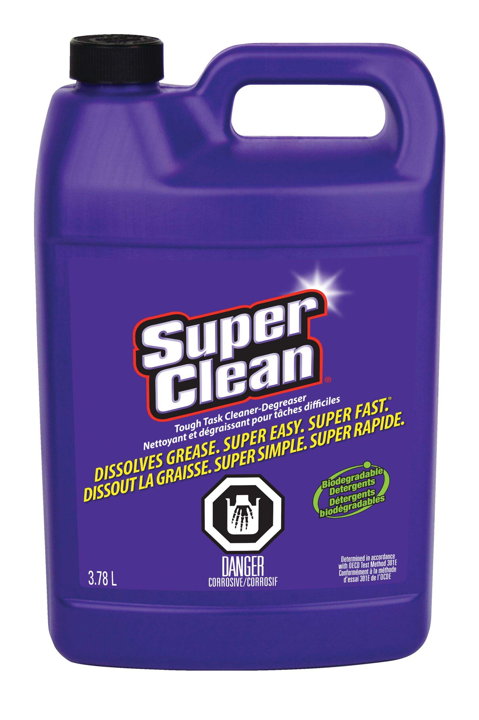 Dégraissant Superclean, recharge de 3,78 L Front_Flat