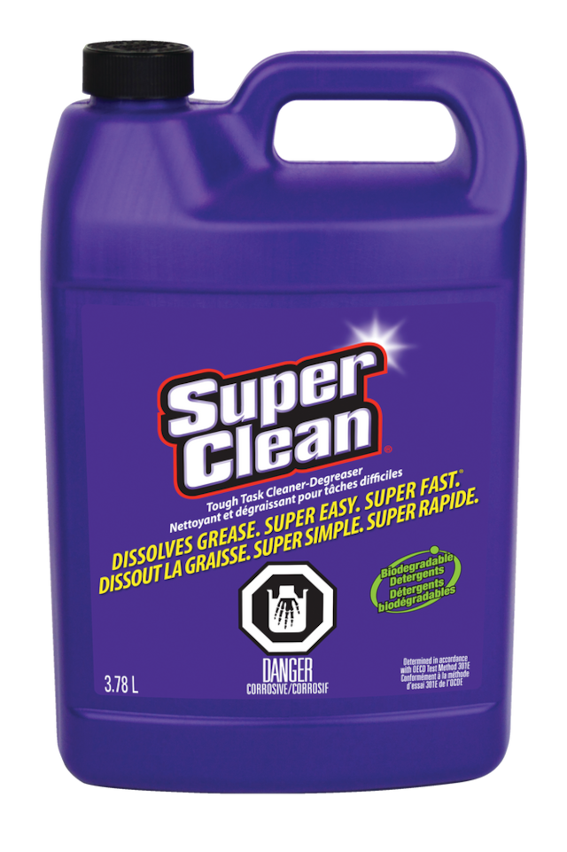 SuperClean Tough Task Car Cleaner and Degreaser Refill, 3.78L ...