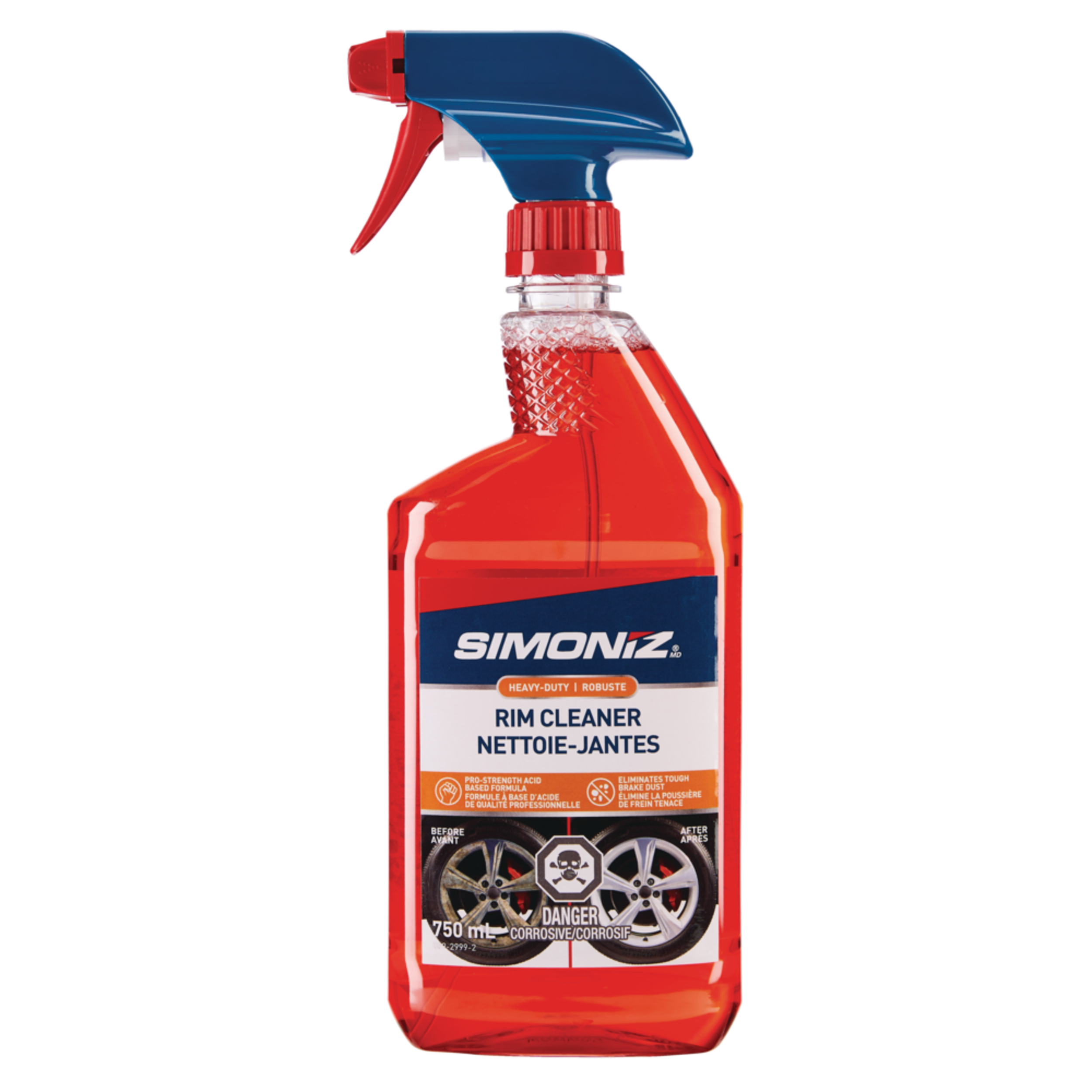 Nettoyant Mothers pour roues/jantes service intense SIMONIZ, 750 mL Front_Flat