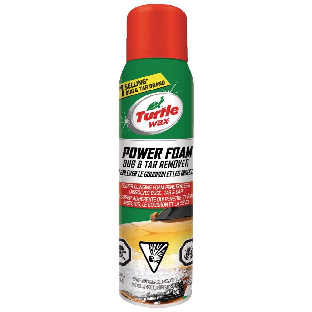 Turtle Wax Power Foam Car Bug & Tar Remover Spray, 454g Canadian Tire