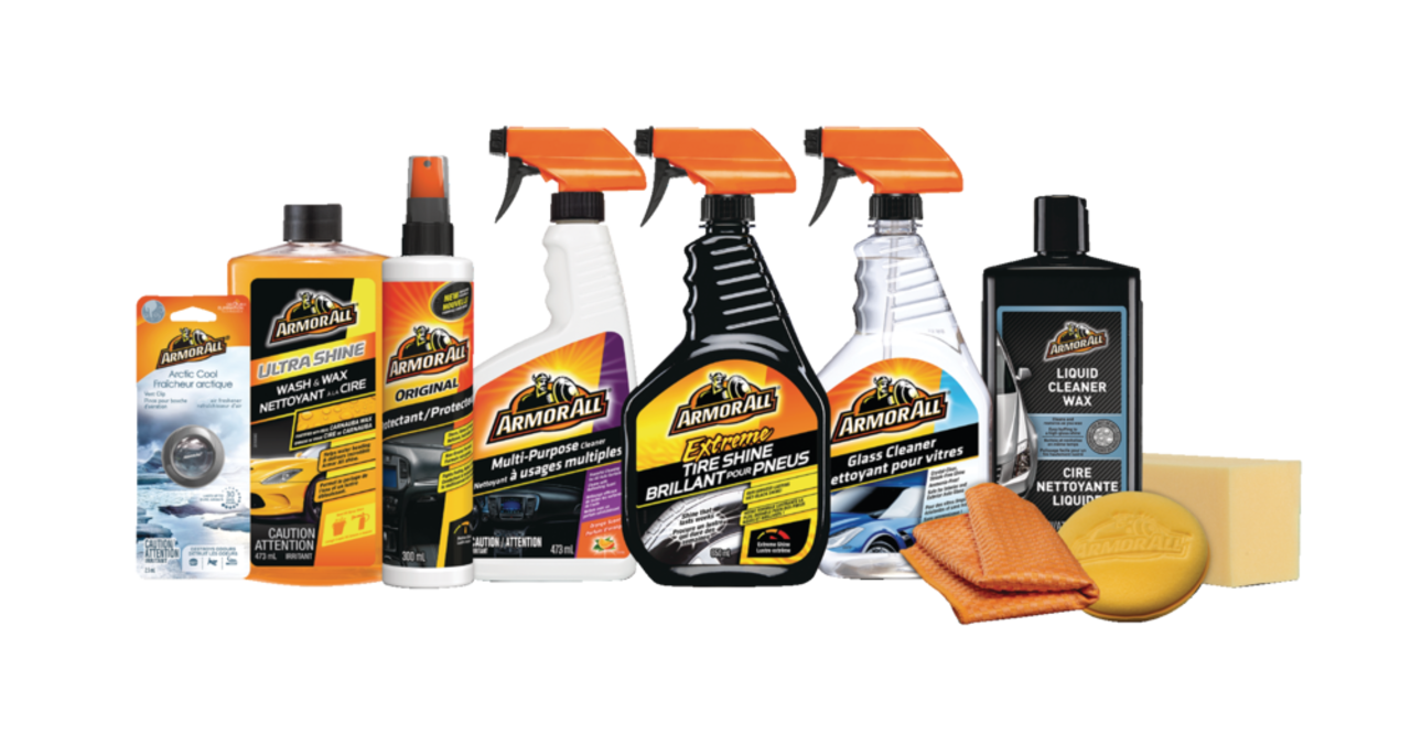 Armor All Car Care Gift Pack, includes Microfiber Towel and Tire Sponge,  7-pc