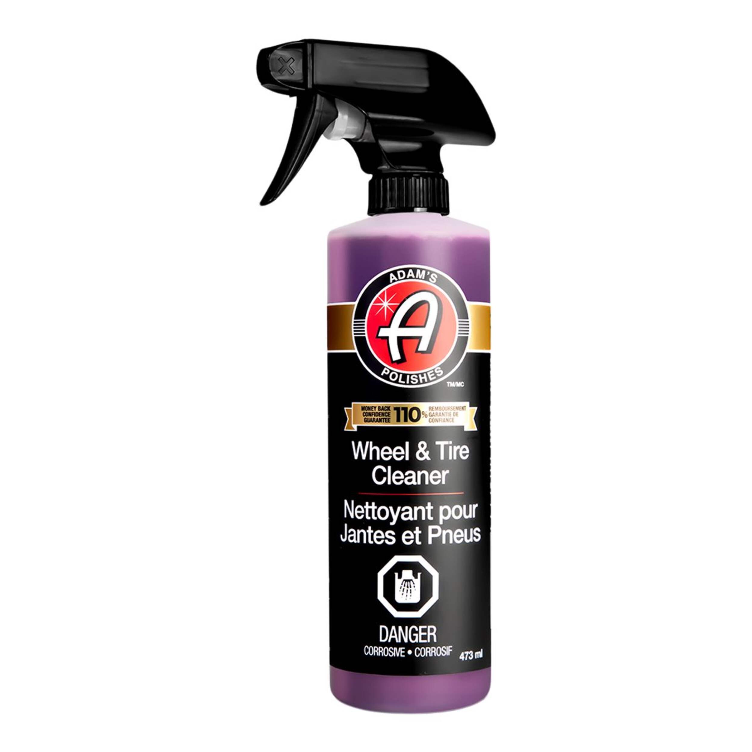 Adam's Polishes Car Wheel & Tire Cleaner Spray, 473-mL Front_Flat