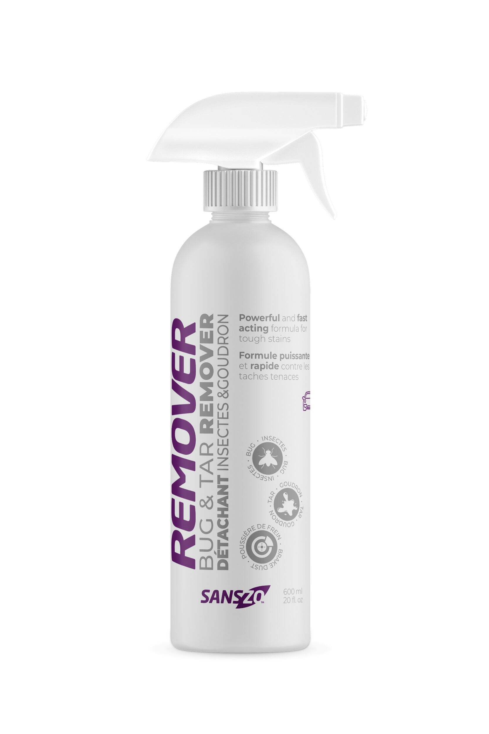 SansZo Car Bug & Tar Remover Spray, 600-mL Front_Flat