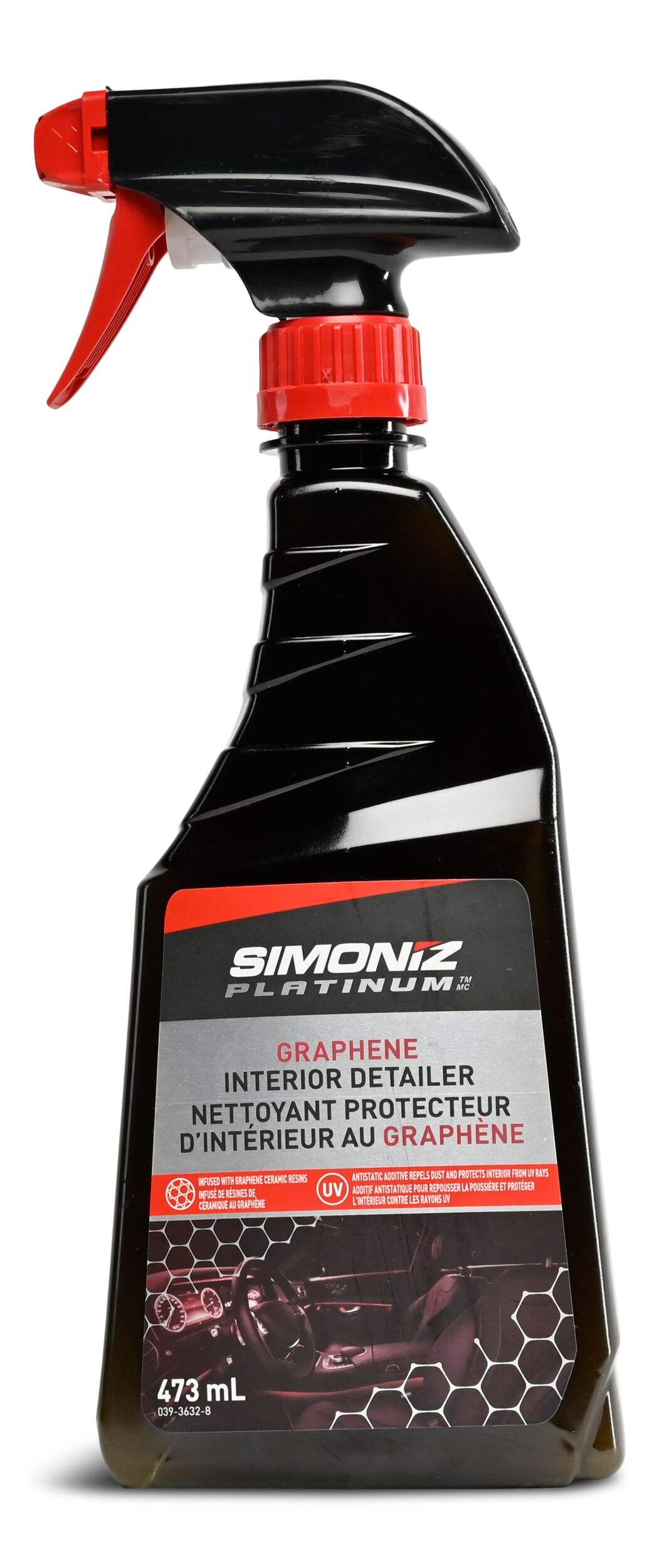 Simoniz Platinum Graphene Interior Detailer, 473-mL Front_Flat