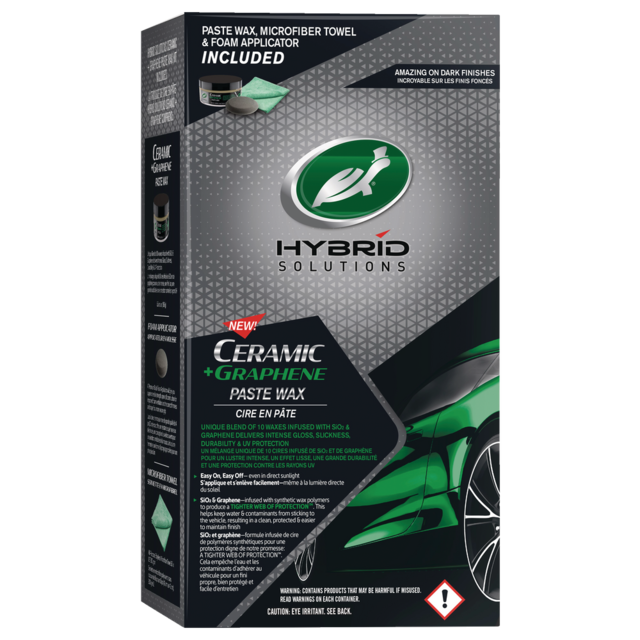 Cire en pâte céramique et graphène pour l’auto Turtle Wax Hybrid