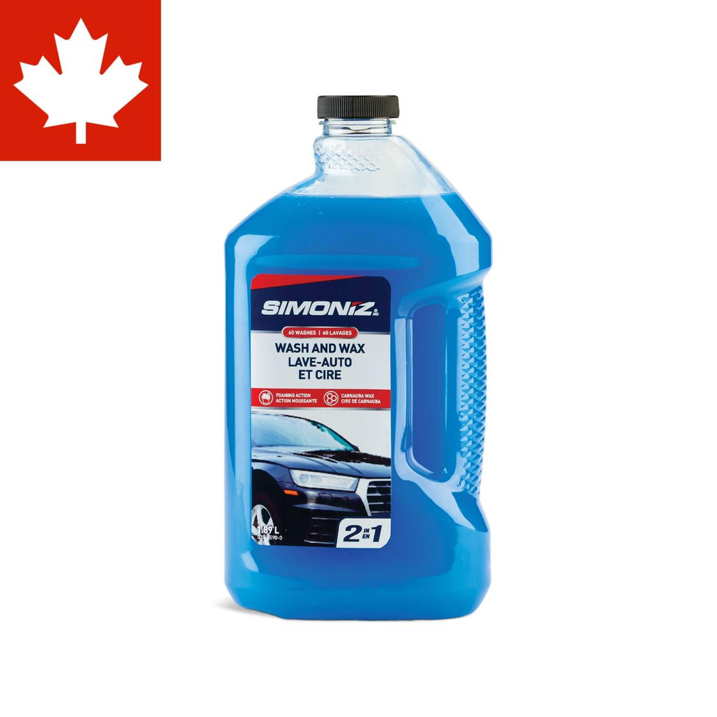 Lave-auto et cire 2-en-1 SIMONIZ, 1,89 L Front_Flat