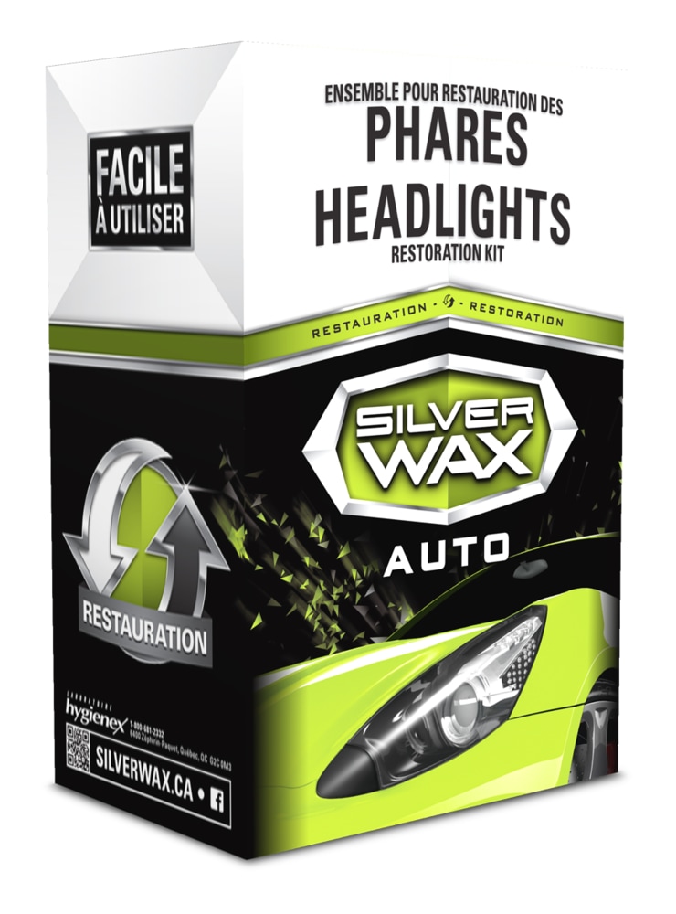 Silverwax Headlight Restoration Kit Canadian Tire