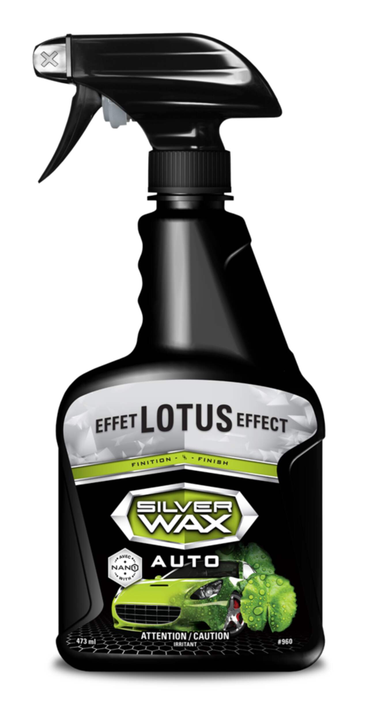 Silverwax Lotus Effect Auto Finish, 473-mL Front_Flat