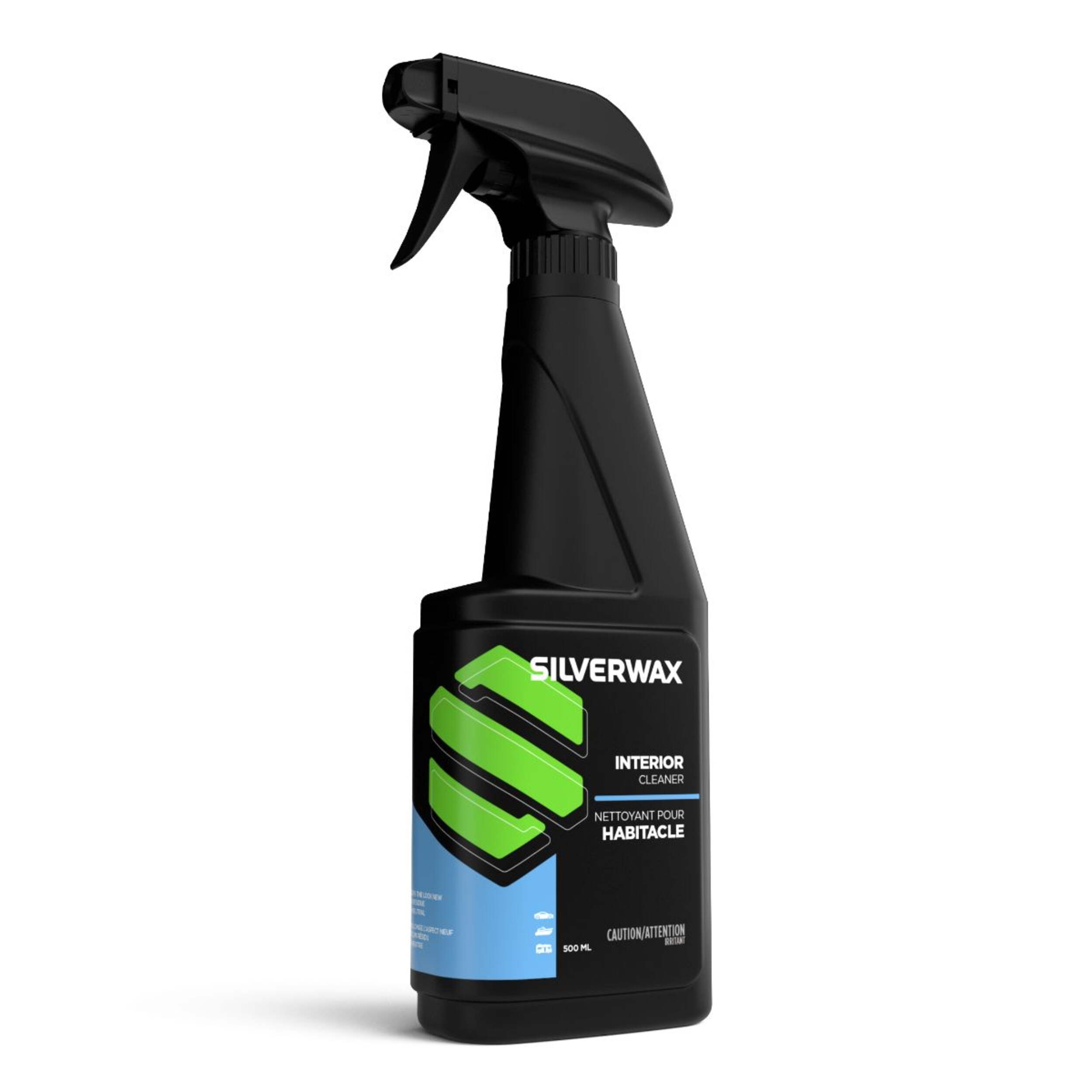 Silverwax Clean-In Car Interior Cleaner Spray, 500 mL Front_Flat