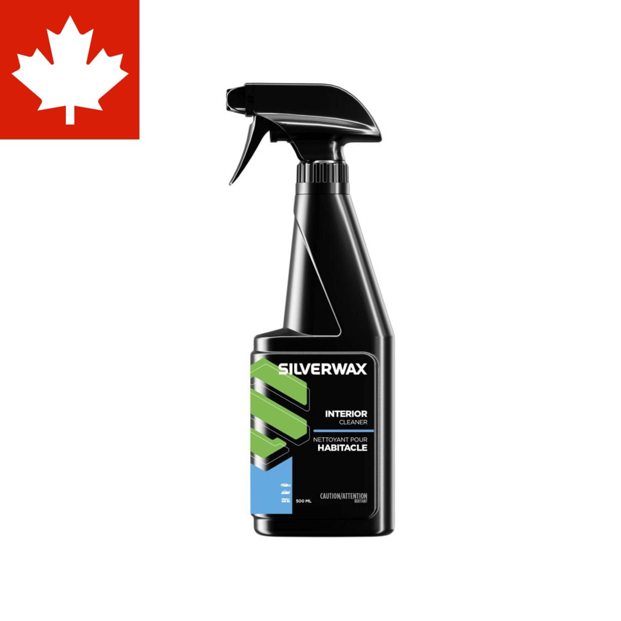 Silverwax Clean-In Car Interior Cleaner Spray, 500 mL Front_Flat
