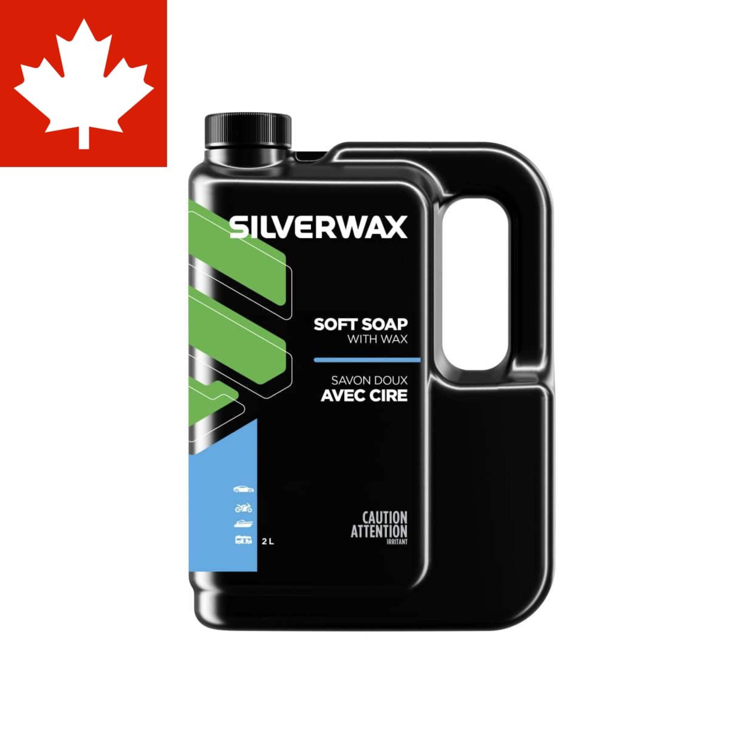 Lave et cire Silverwax, 2 L Front_Flat