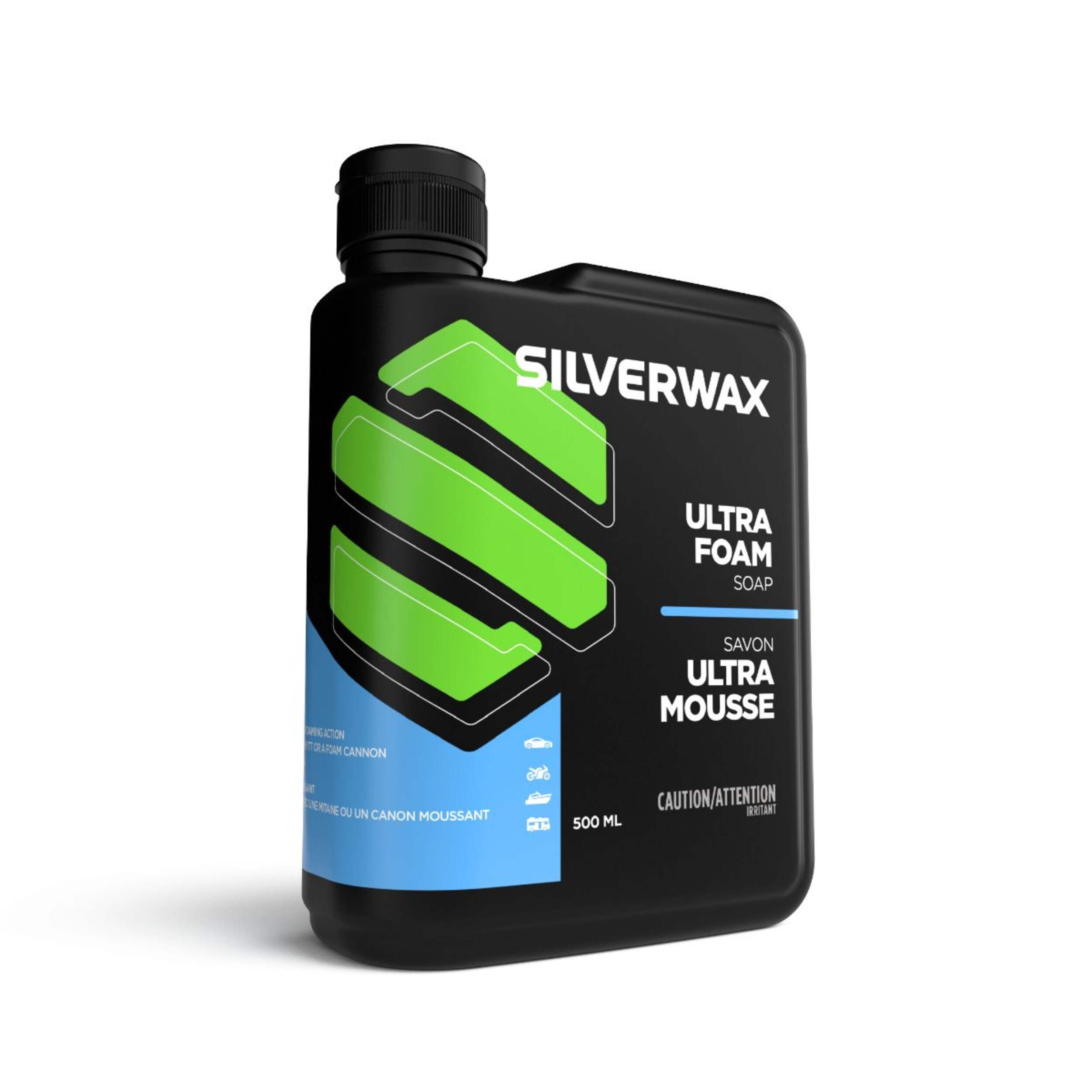 Silverwax Ultra Foaming Soap, 500-mL Front_Flat