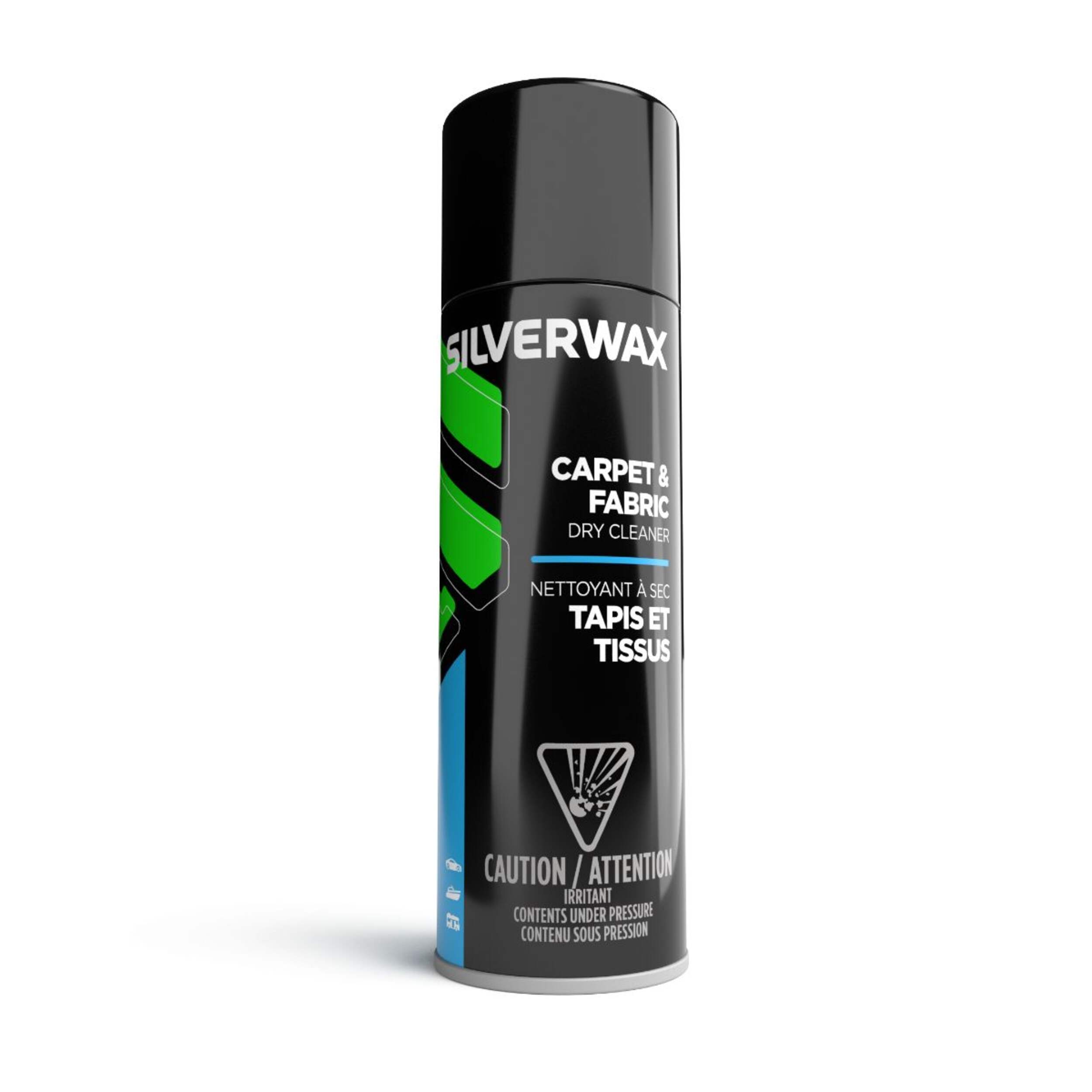 Silverwax Carpet & Fabric Dry Cleaner, 500-mL Front_Flat
