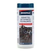 Lingettes nettoyantes polyvalentes SIMONIZ, paq. 25 Front_Flat