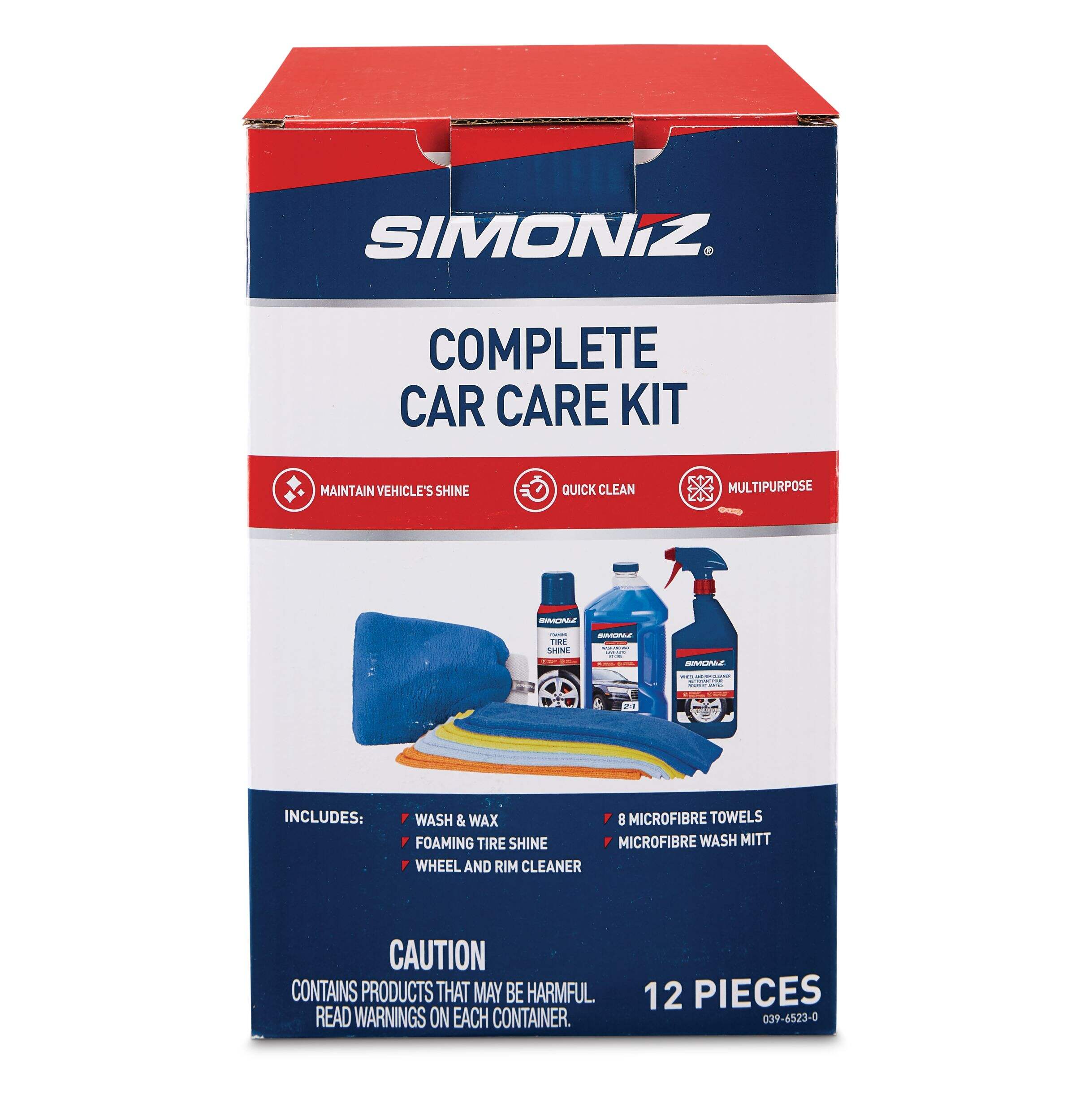 SIMONIZ Car Complete Care Kit, 12-pc Front_Elevated