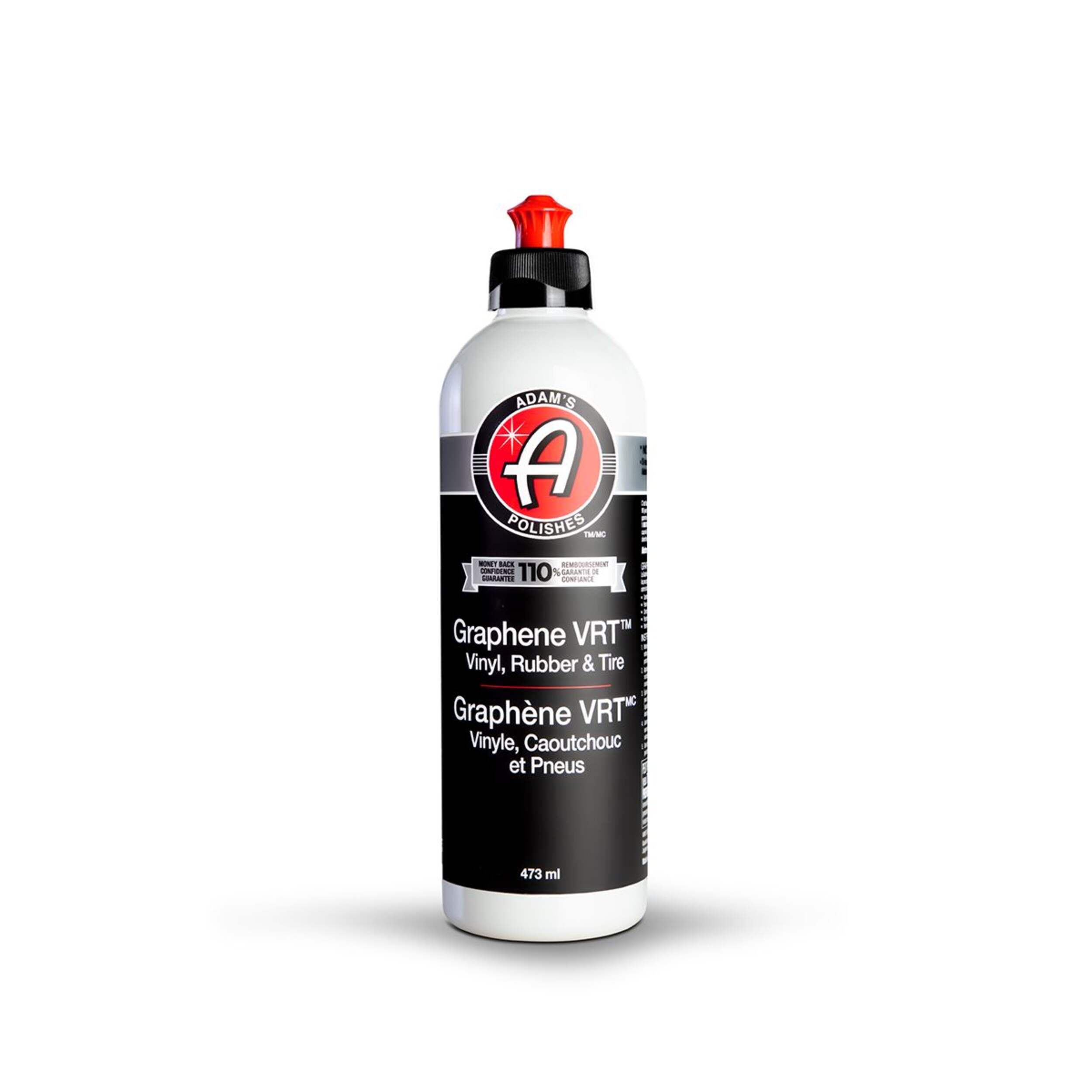 Shampoing pour vinyle, caoutchouc et pneu Adam's Polishes Graphene VRT, 473 ml Front_Flat