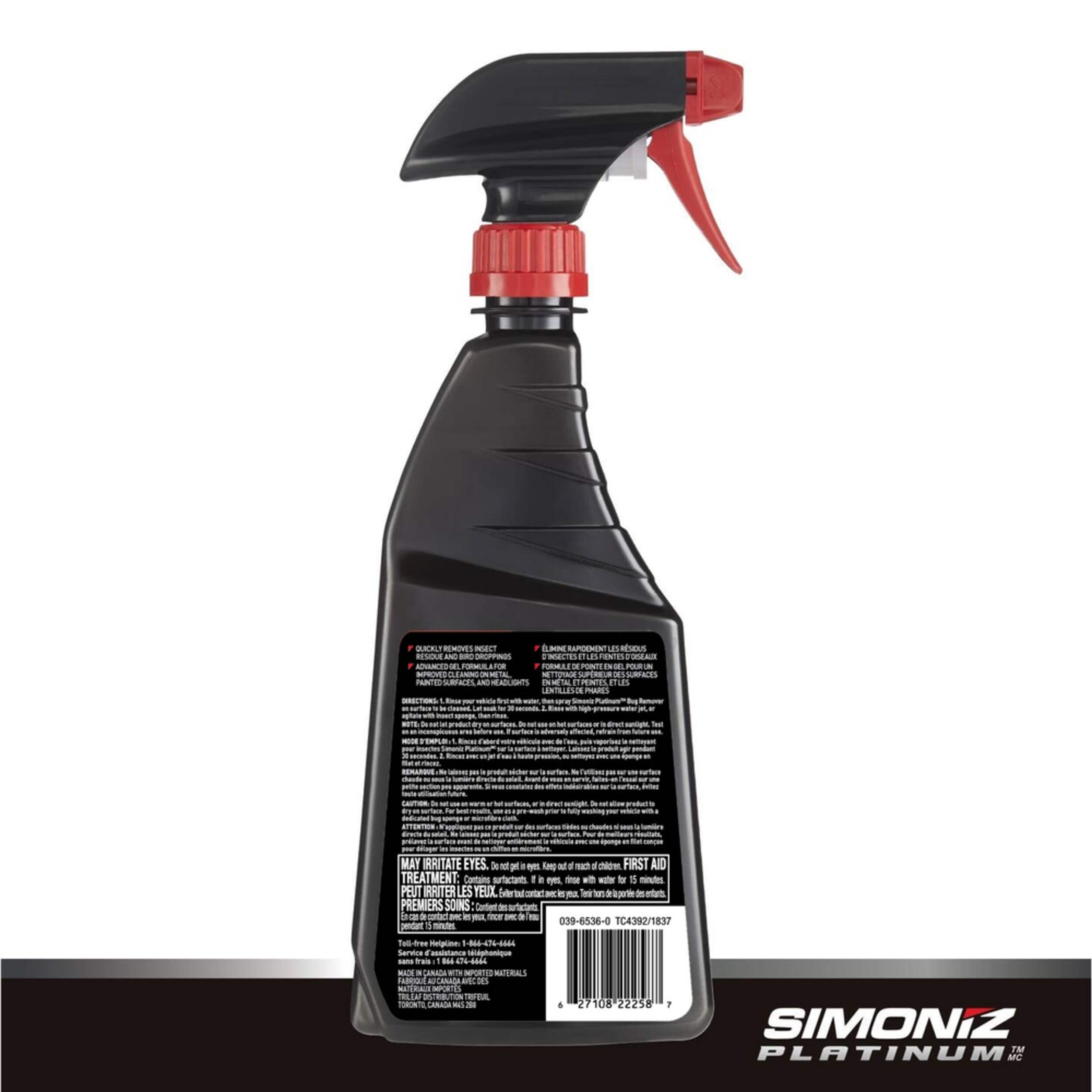SIMONIZ Platinum Foaming Bug Remover for Exterior Auto Surfaces, 473mL Canadian Tire