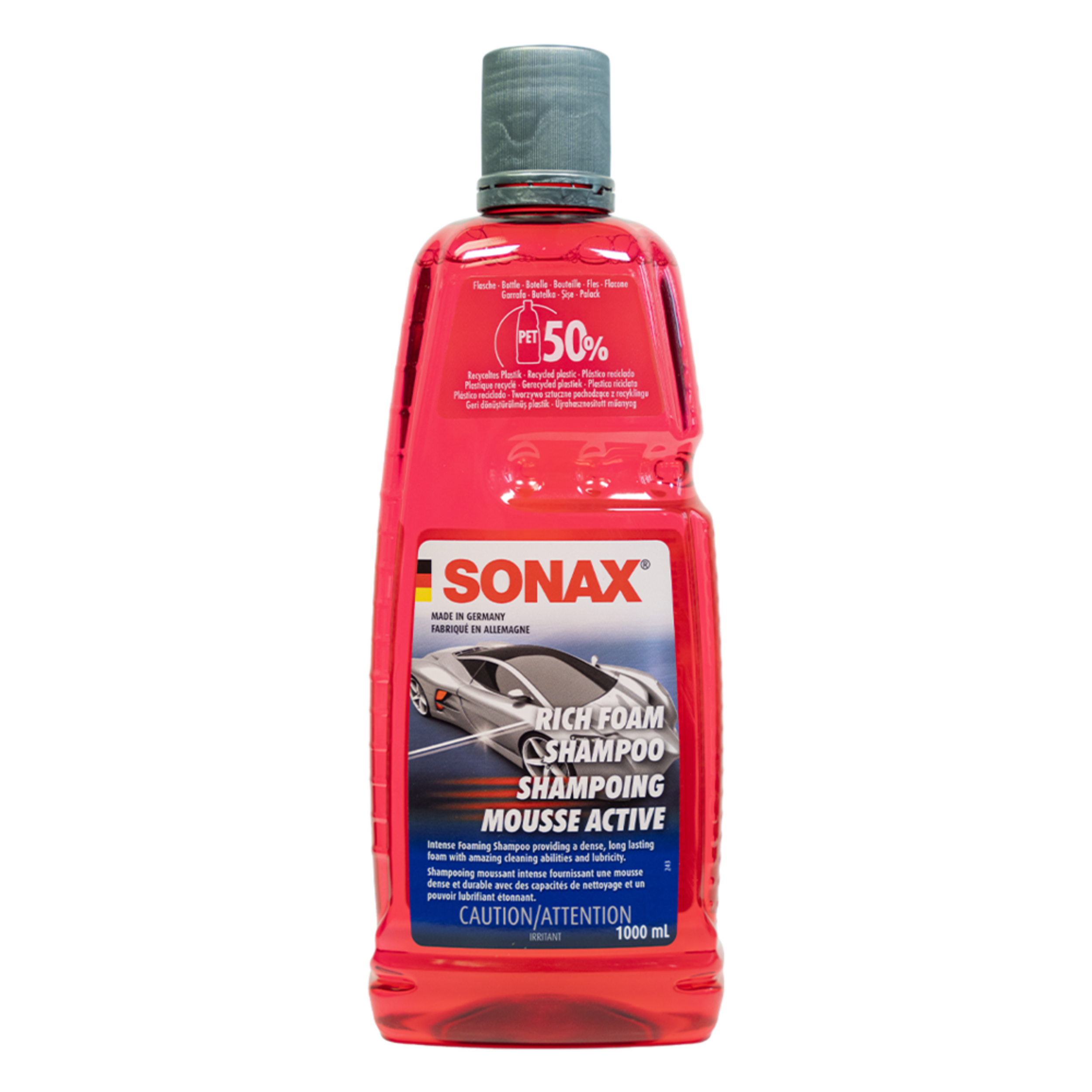 Sonax XTREME Rich Foam Exterior Surface Car Wash Shampoo, Pink Front_Flat