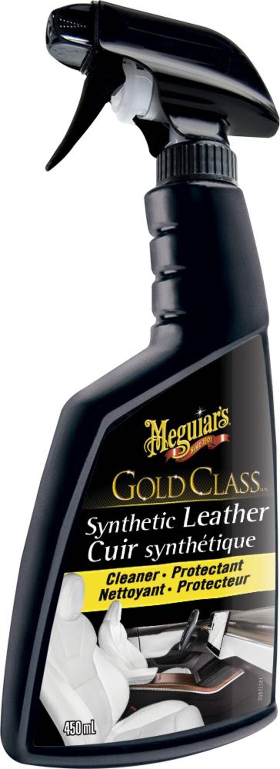Nettoyant et protecteur pour cuir synthétique Meguiar's Gold Class, 473 mL Front_Angled_Right