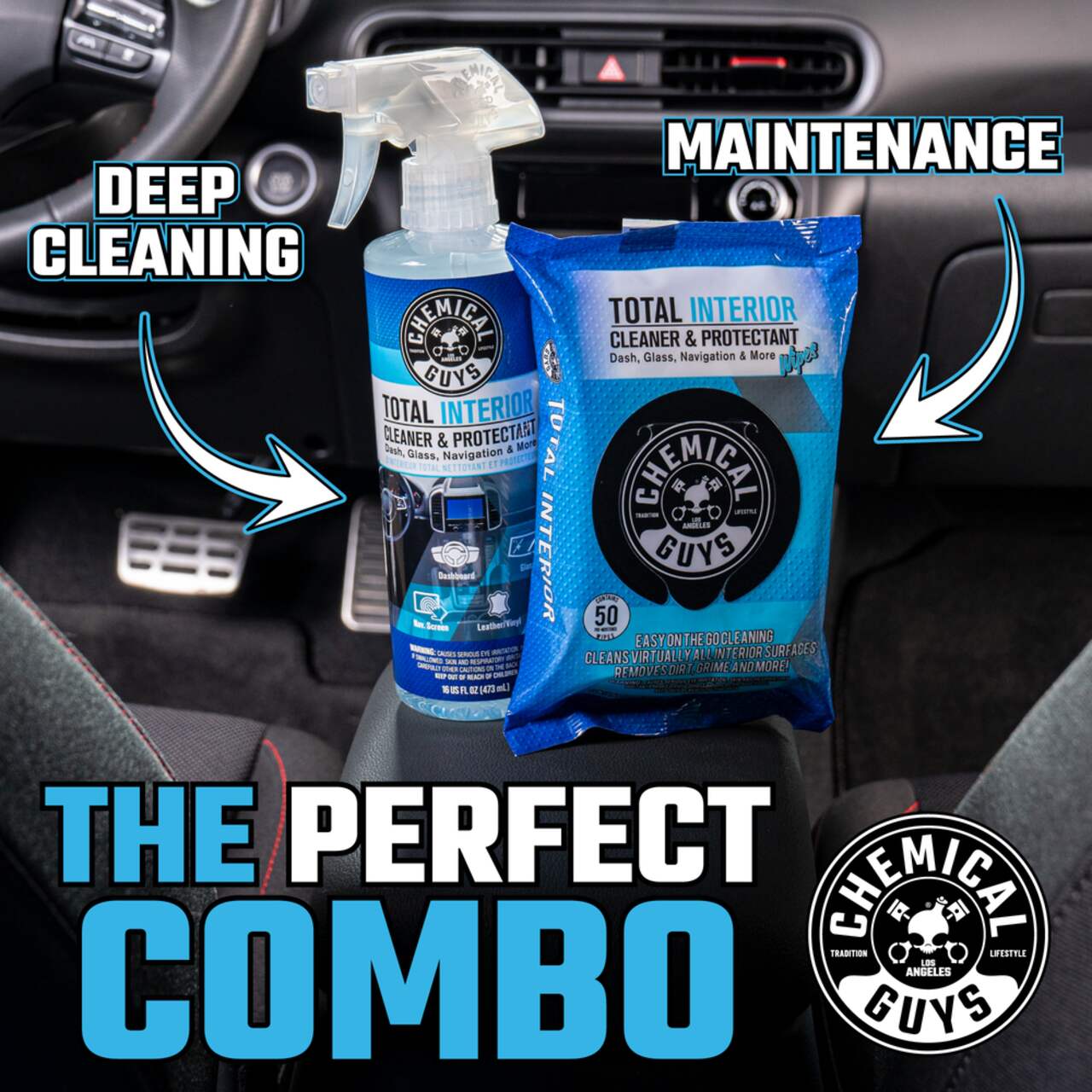 Chemical Guys Total Interior Cleaner and Protectant 16oz - Elite