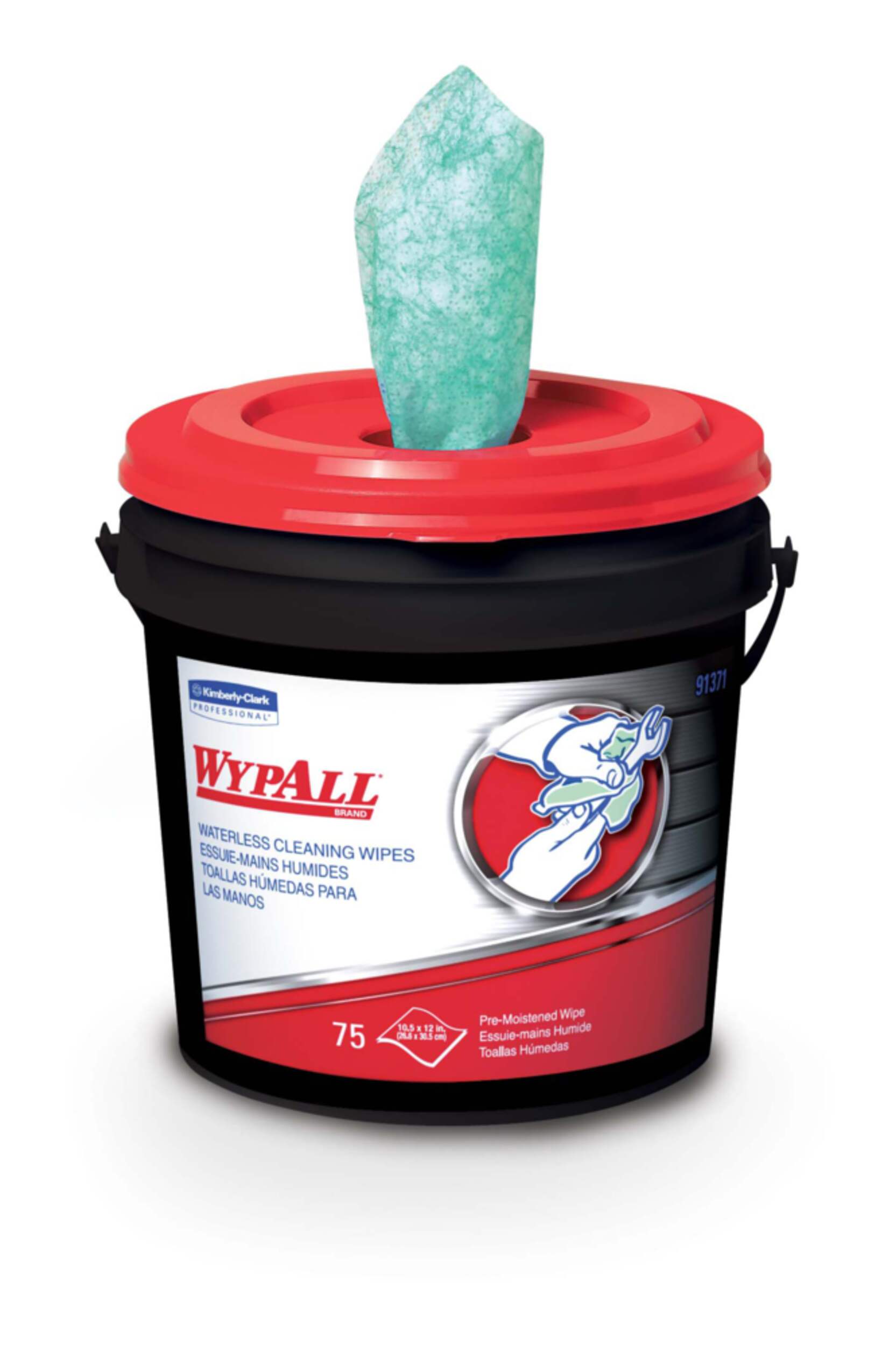 WypAll Waterless Car Cleaning Wipes, 75pc Front_Elevated