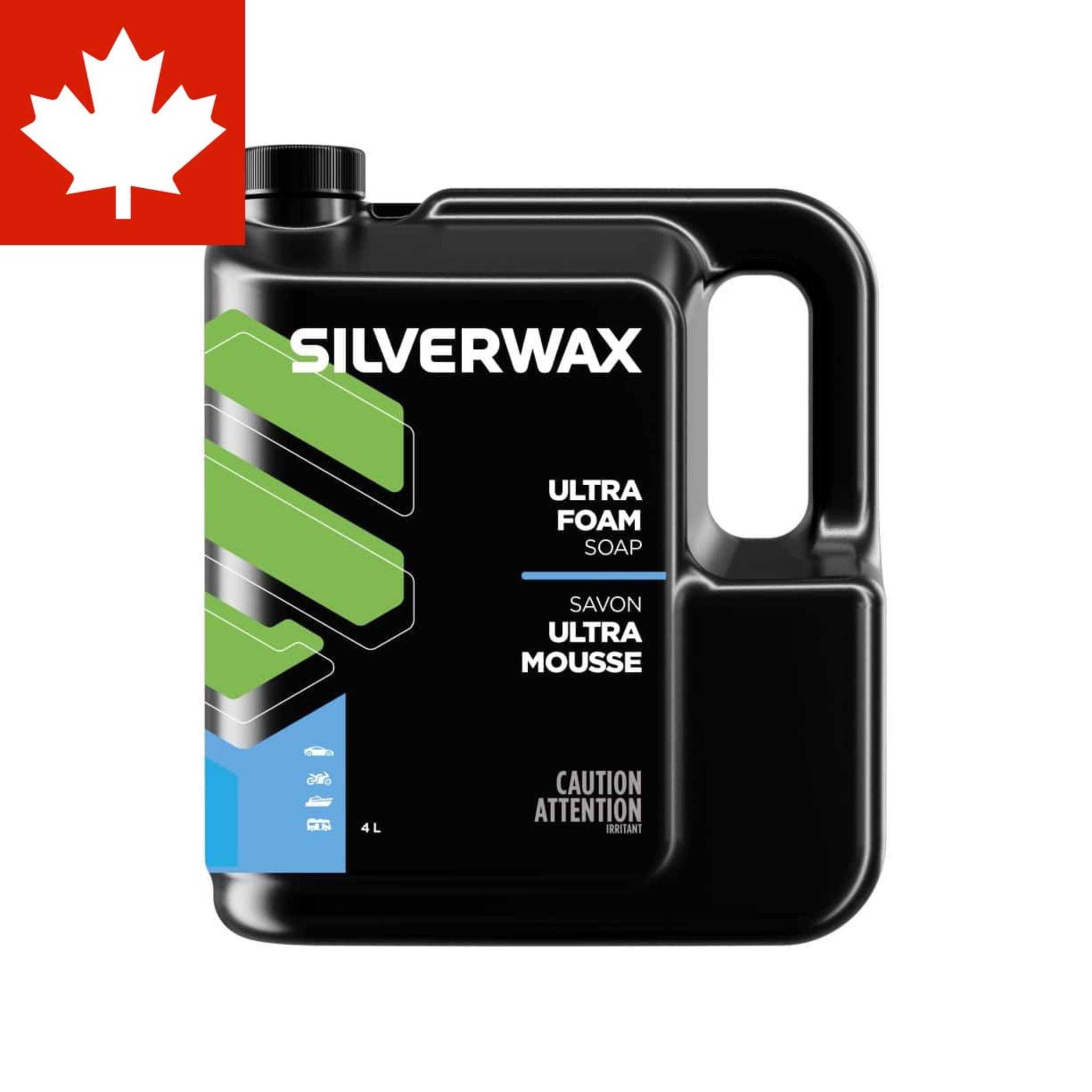 Silverwax Foam Load Car Soap, 4-L Front_Flat