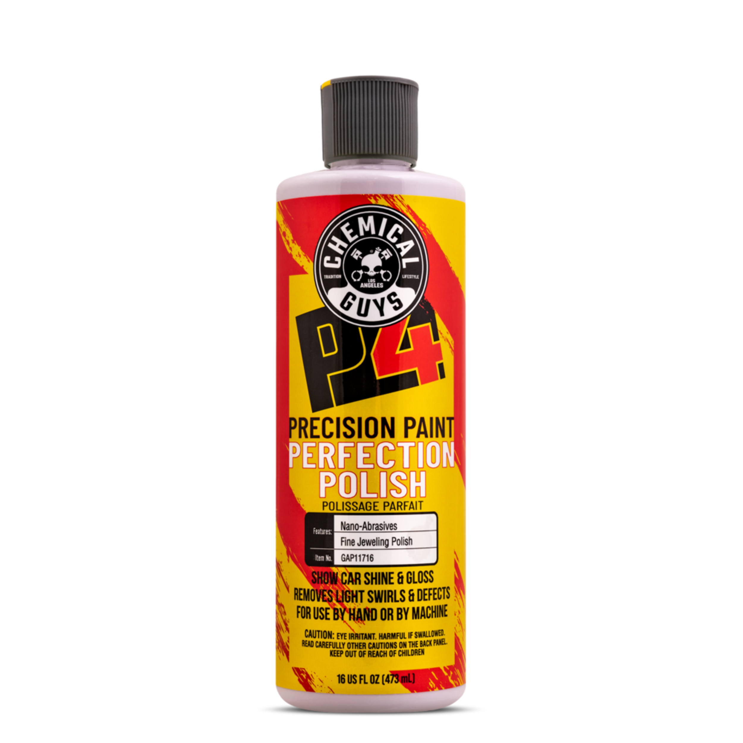 Poli à peinture de précision Chemical&nbsp;Guys P4, 473 mL Front_Flat