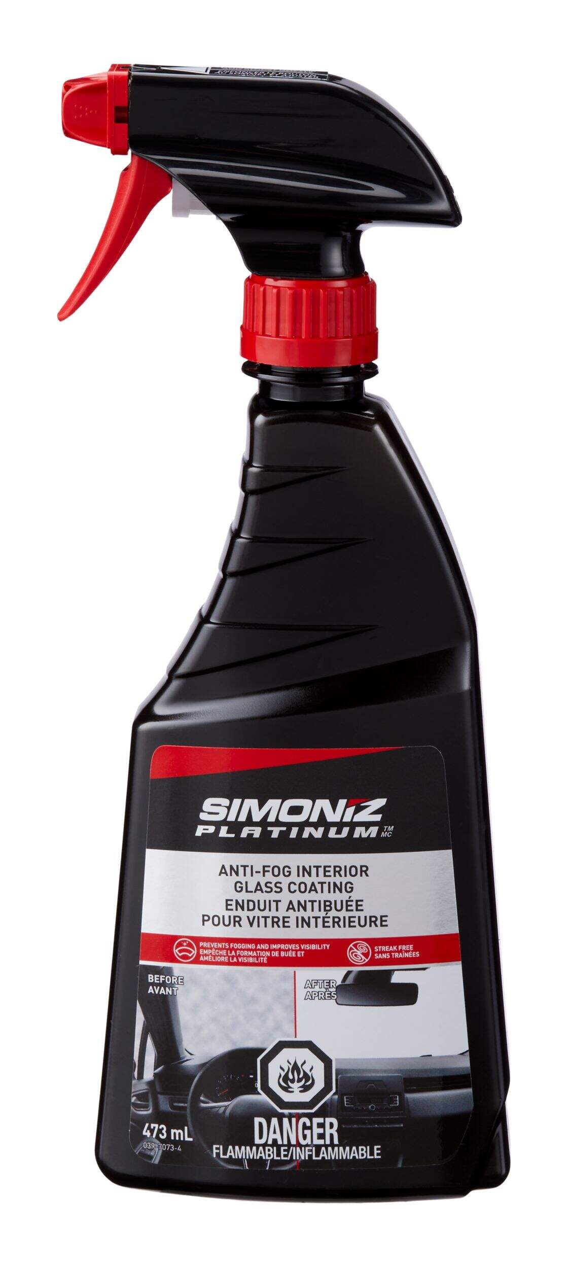 Simoniz Platinum Anti-Fog Interior Glass Coating Spray, 473-mL Front_Flat