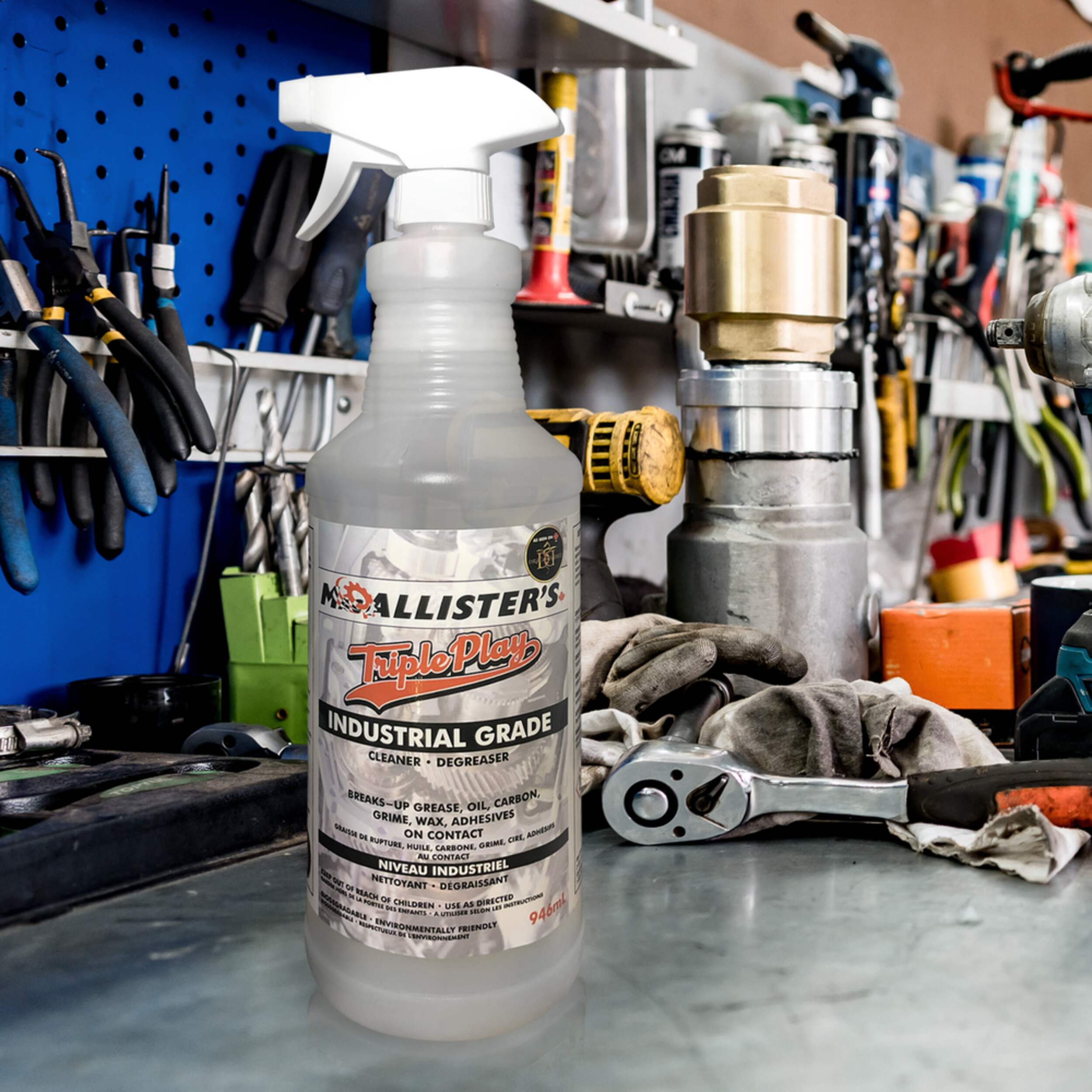 MacAllister's Triple Play Industrial Grade Biodegradable Cleaner