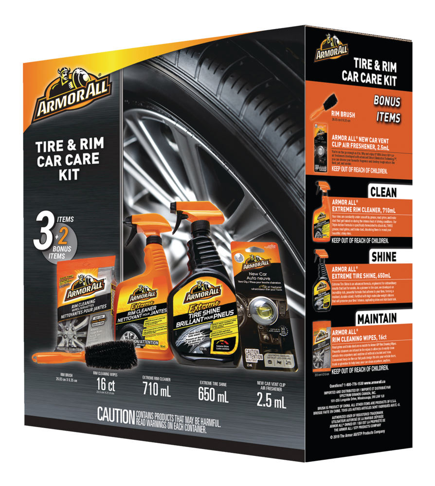 Armor All Car Tire & Wheel/Rim Care Kit, 5pc Canadian Tire