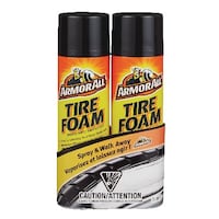 Vaporisateur protecteur de pneu en mousse Armor All, paquet économique, paq. 2, 2 X 567 g Front_Flat