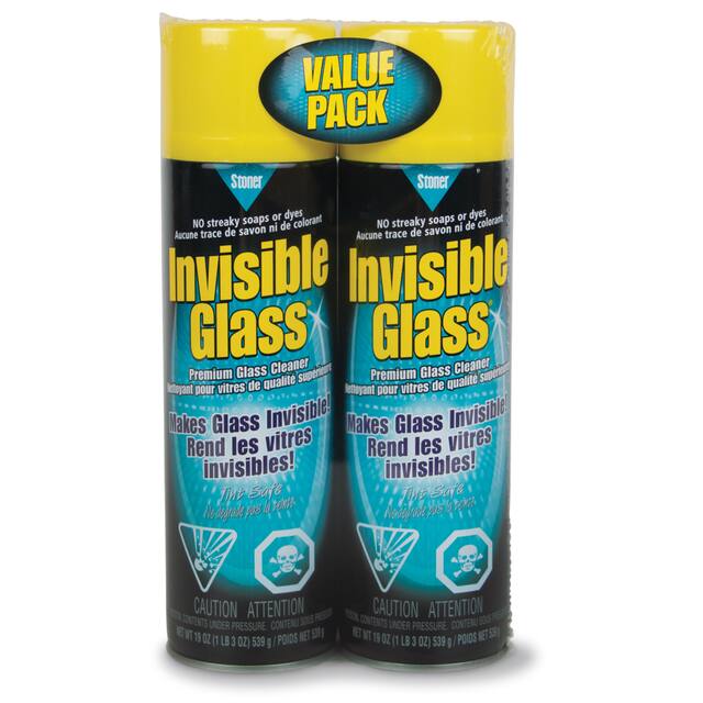 Stoner Invisible Glass Premium Car Glass Cleaner Aerosol Value Pack 2 Pk 2 X 539 G Canadian Tire 8211