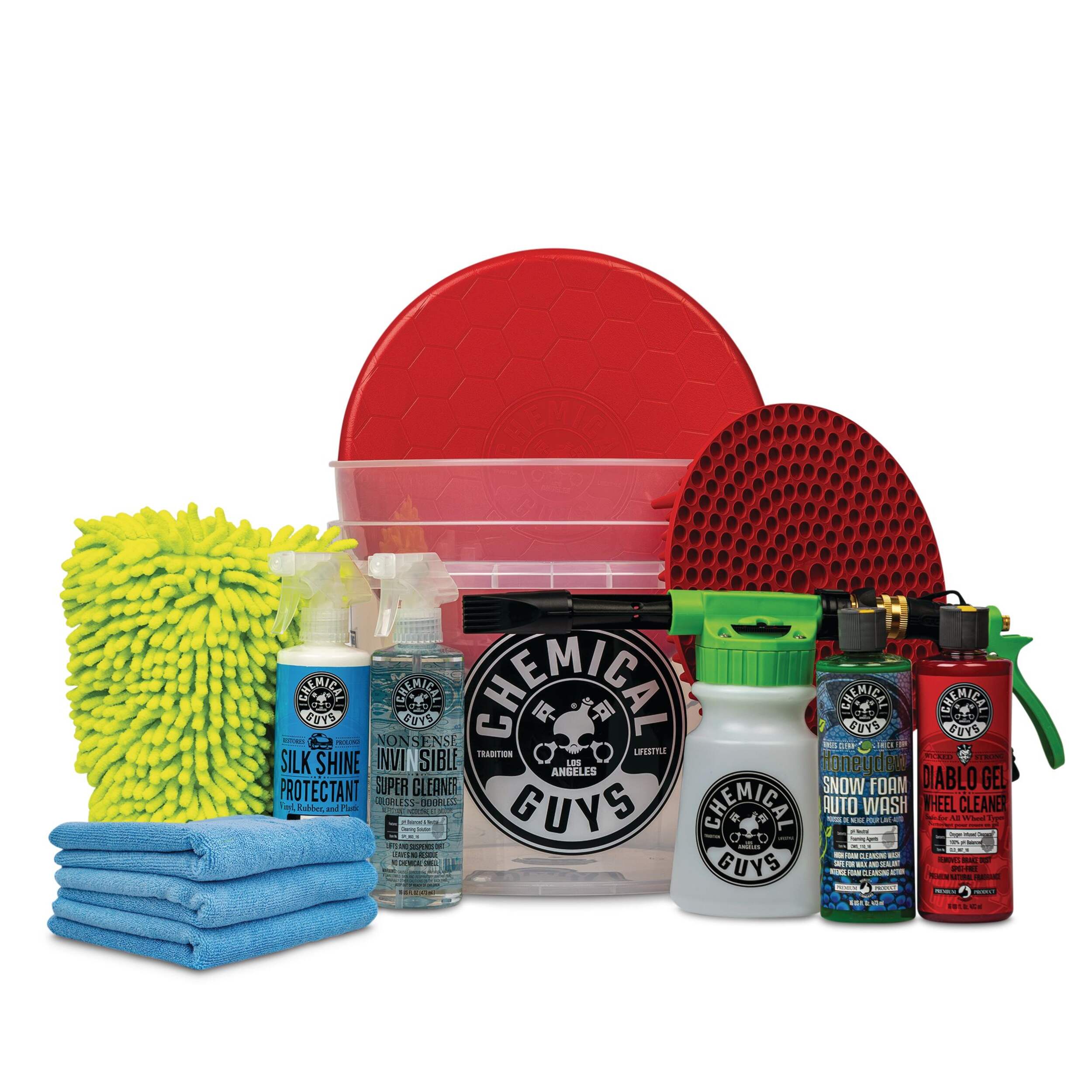 Chemical Guys Canadian Tire 100th Anniversary Special Edition Car Care Kit, 12-pc Composite_or_Mixed