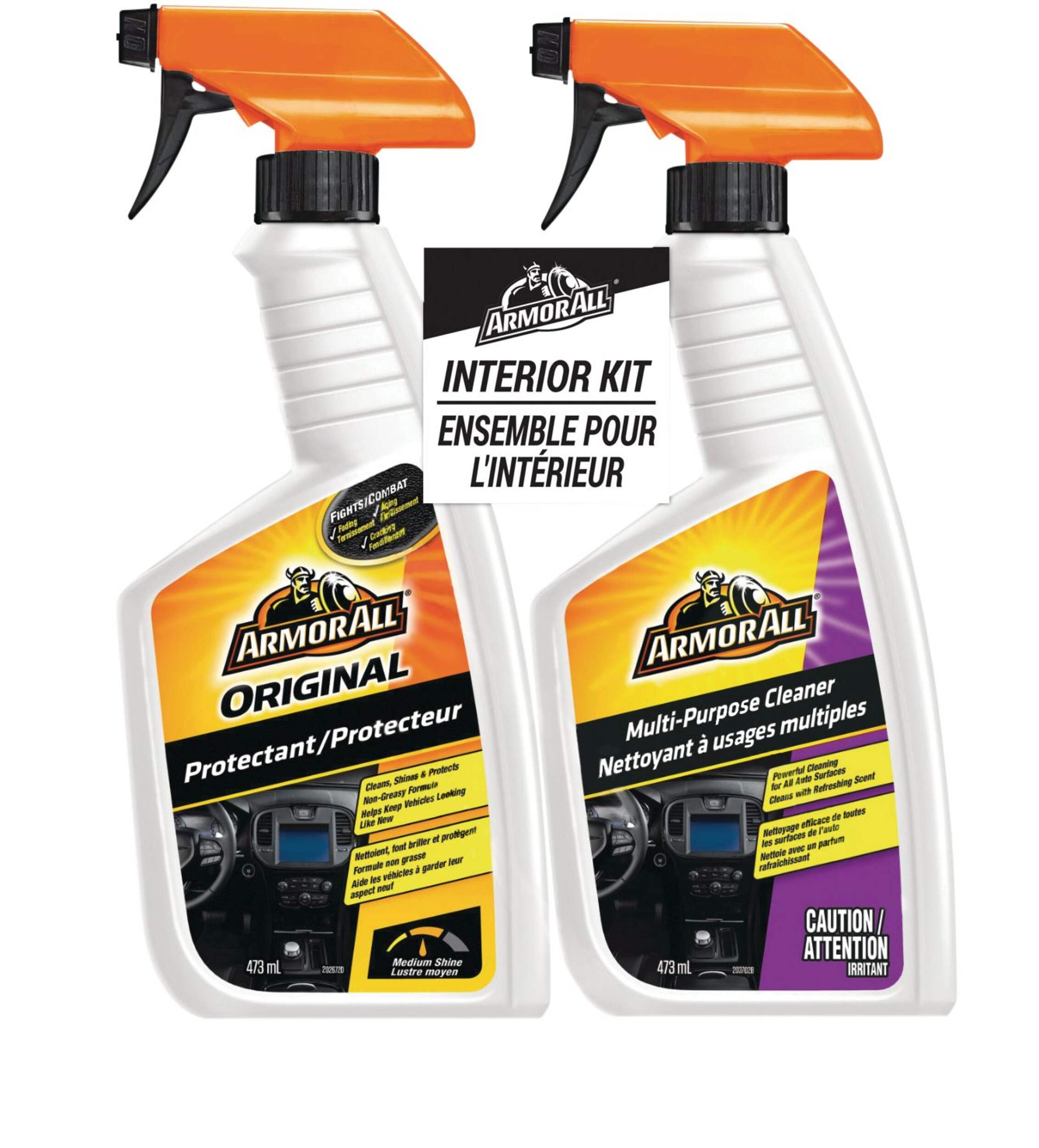 Trousse pour intérieur d'auto Armor All, paq. 2 Front_Flat
