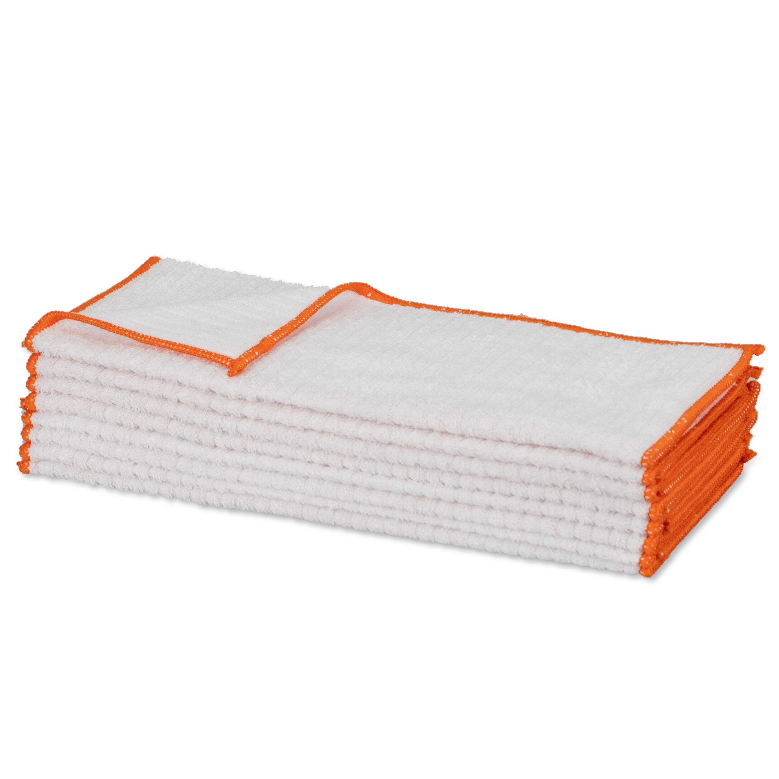 Simoniz Platinum Microfibre & Cotton Towels, 14-in x 17-in, 8-pk Front_Angled_Left