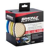 Simoniz Platinum Polishing Pad Kit, 6-in Pads, 5-pc Front_Angled_Right