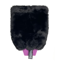 SIMONIZ Platinum Wooly Ultra-Soft Auto Wash Mitt, Black Front_Flat