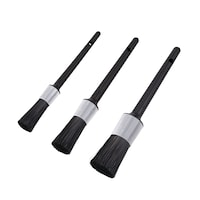 SIMONIZ Platinum Car Wash Multi-Purpose Auto Detailing Brushes, Grey/Black, 3-pc Front_Three_Fourths_Angled_Left