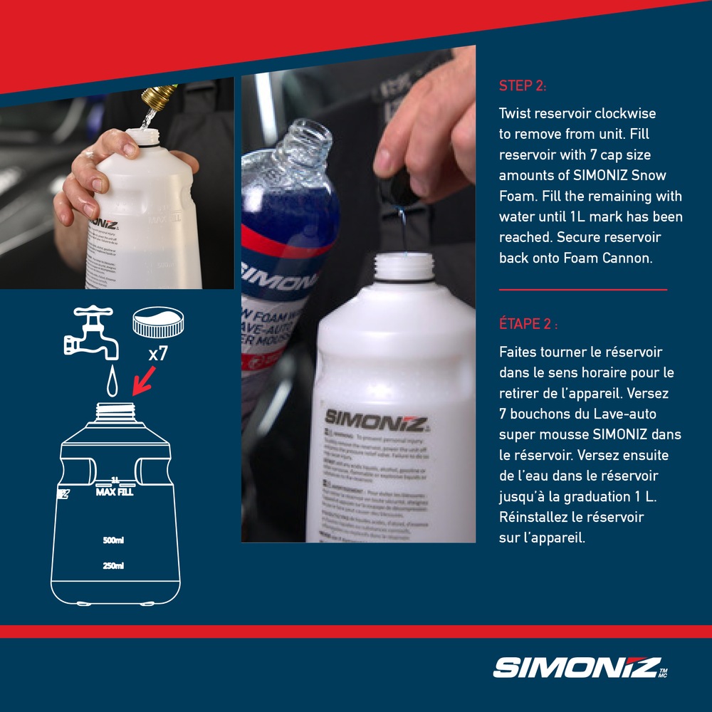 SIMONIZ Cordless Foam Gun, Tool Only, PWR POD Compatible Canadian Tire