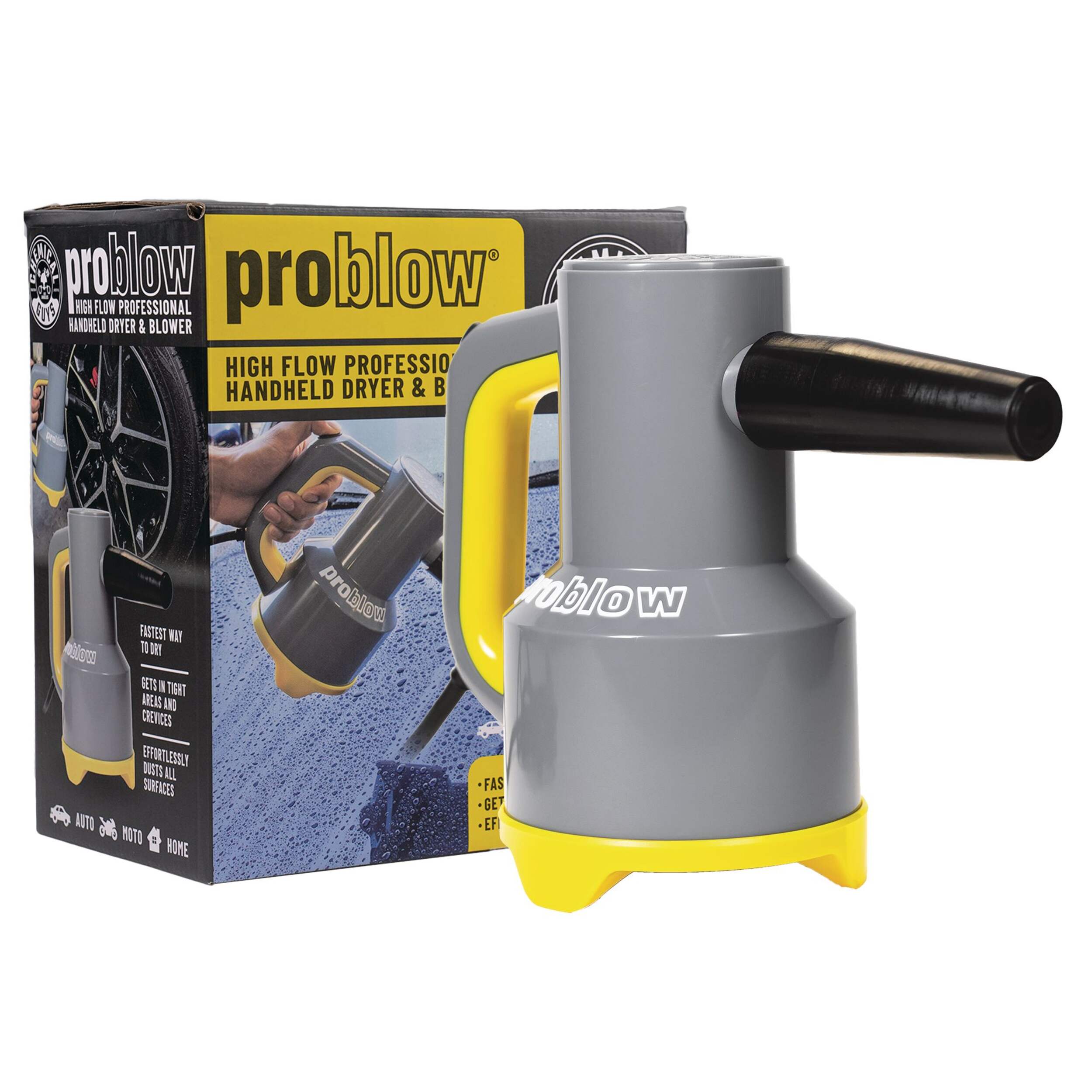 Chemical Guys ProBlow High-Flow Professional Dryer & Blower Front_Angled_Right