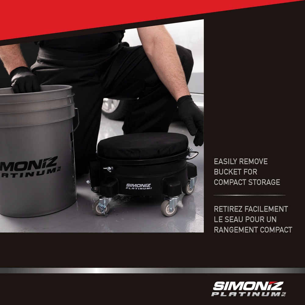 SIMONIZ Platinum Car Wash Bucket Dolly & Seat Canadian Tire