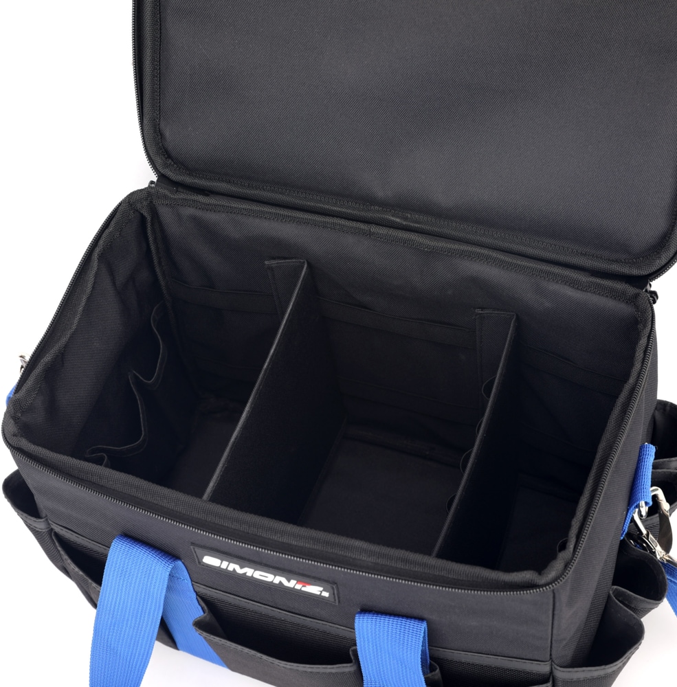 Simoniz Foldable Cleaning Caddy Bag with 2 Dividers, Black Canadian Tire