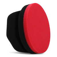 Applicateur en mousse à prise hexagonale SIMONIZ, rouge/noir, 1 pièce