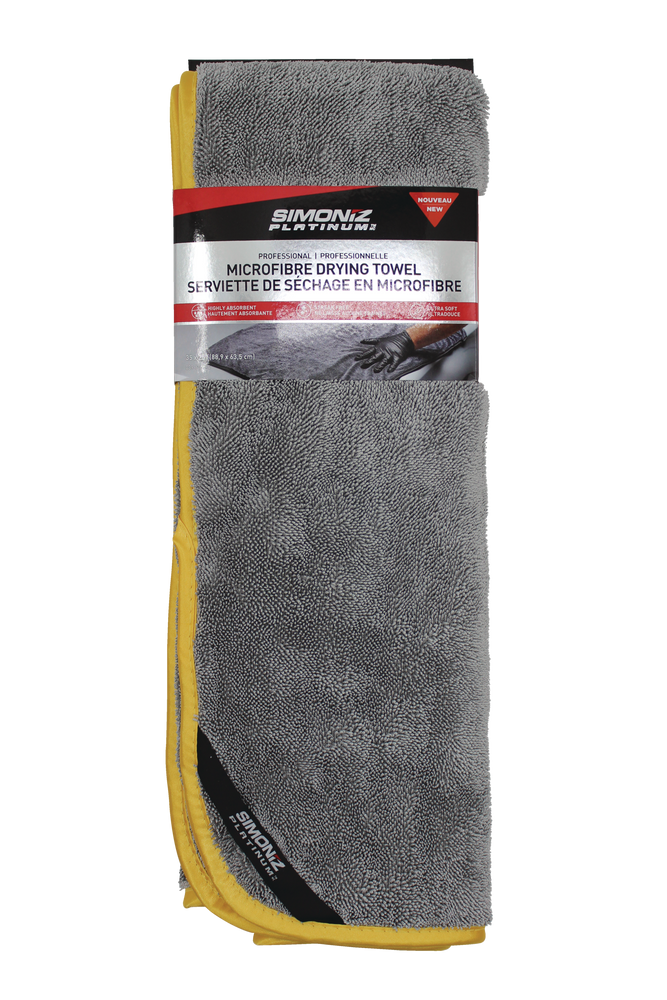 Simoniz Platinum Professional Microfibre Plushedged Drying Towel, 35 X 