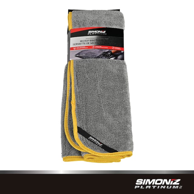 SIMONIZ Platinum Professional Microfibre Plush Edged Drying Towel, 35 x ...