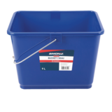 SIMONIZ Wash Square Easy Storage Wash Bucket, Blue, 1-pc, 9L Front_Elevated