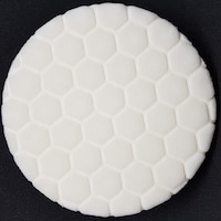 SIMONIZ Platinum Step-2 Hex Polishing Pad, 6-in, White Front_Flat