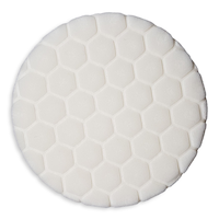 SIMONIZ Platinum Step-2 Hex Polishing Pad, 7-in, White Front_Flat